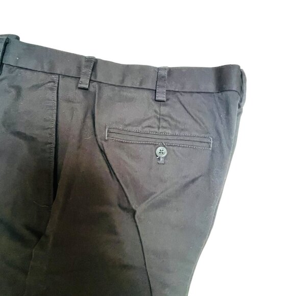 George Mens Dress Pants Black Polyester Rayon Blend Relaxed Fit Size 36x32 - Picture 13 of 13